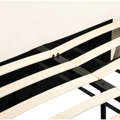 Athara Velvet Bed by TOV Furniture in cream. Made from mdf, pine, velvet in a transitional style.