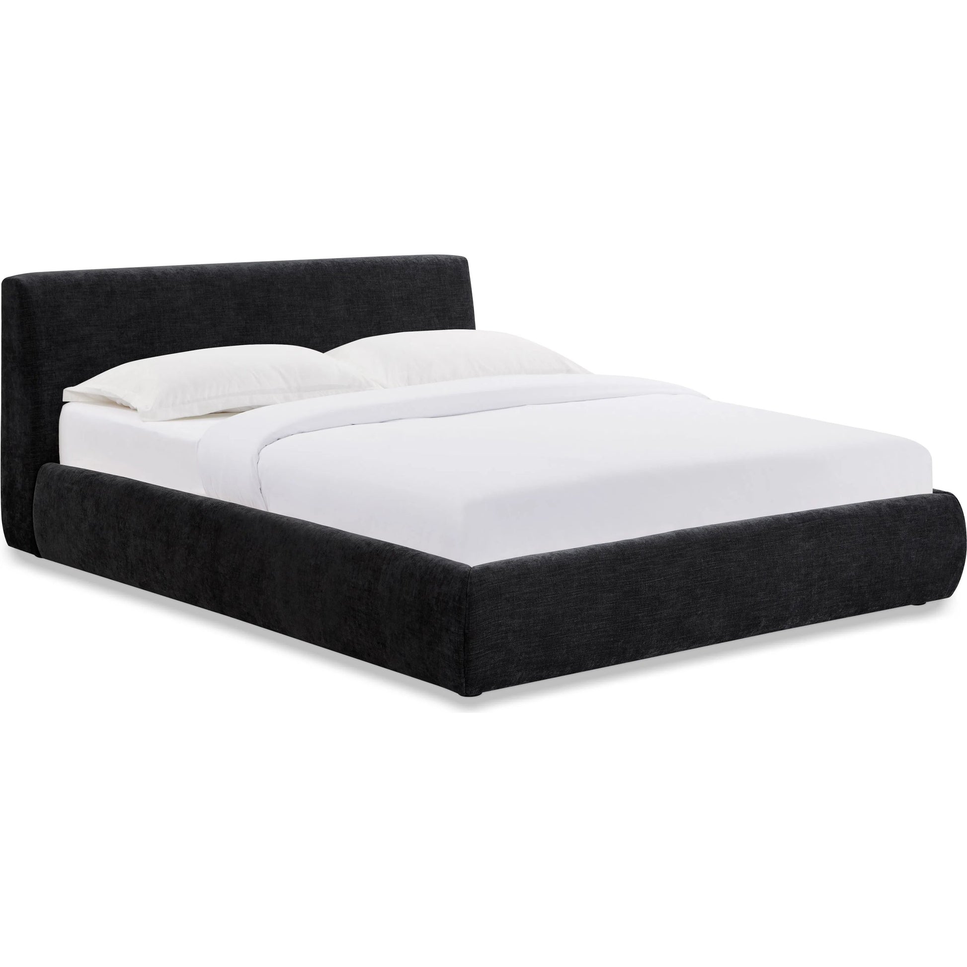 Isla Textured Velvet Bed by TOV Furniture. Made from mdf, velvet in a unique style.