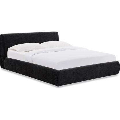 Isla Textured Velvet Bed by TOV Furniture. Made from mdf, velvet in a unique style.