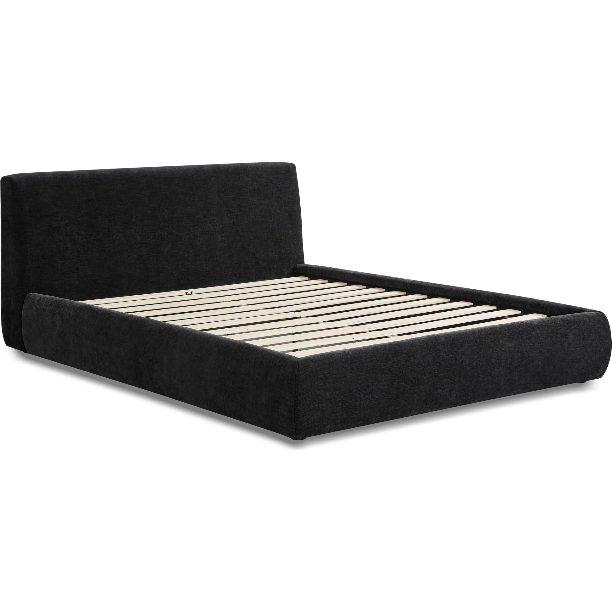 Isla Textured Velvet Bed by TOV Furniture. Made from mdf, velvet in a unique style.