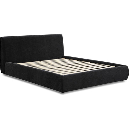 Isla Textured Velvet Bed by TOV Furniture. Made from mdf, velvet in a unique style.