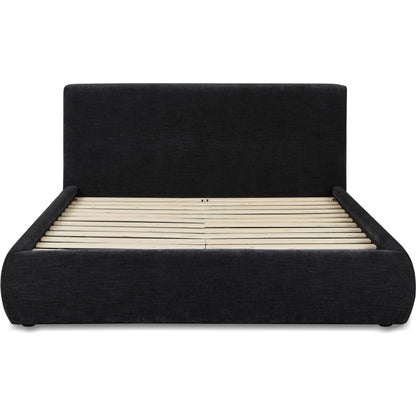 Isla Textured Velvet Bed by TOV Furniture. Made from mdf, velvet in a unique style.