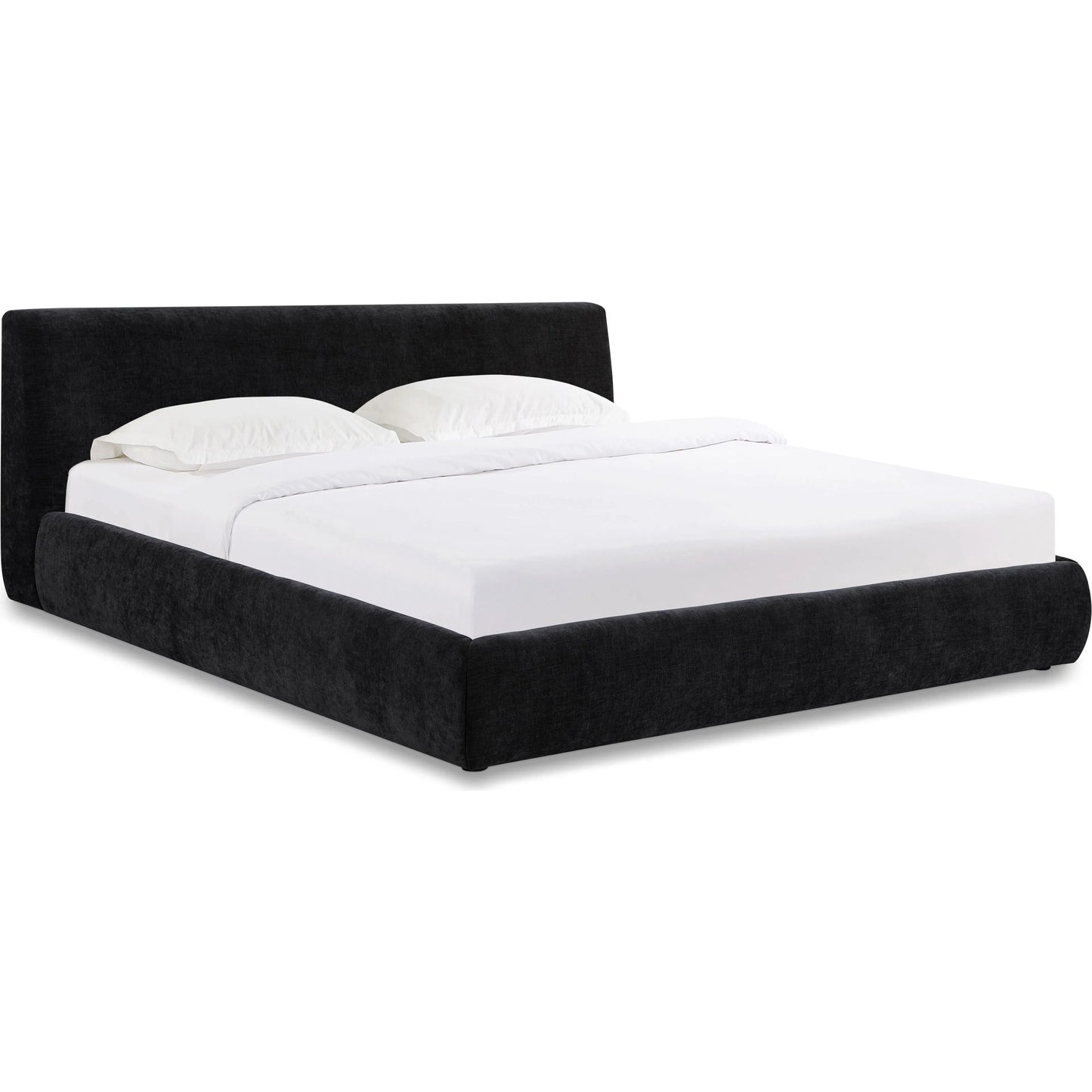 002 SI-2320916 | Primary Silo | Isla Textured Velvet Bed by TOV Furniture. Made from mdf, velvet in a unique style.