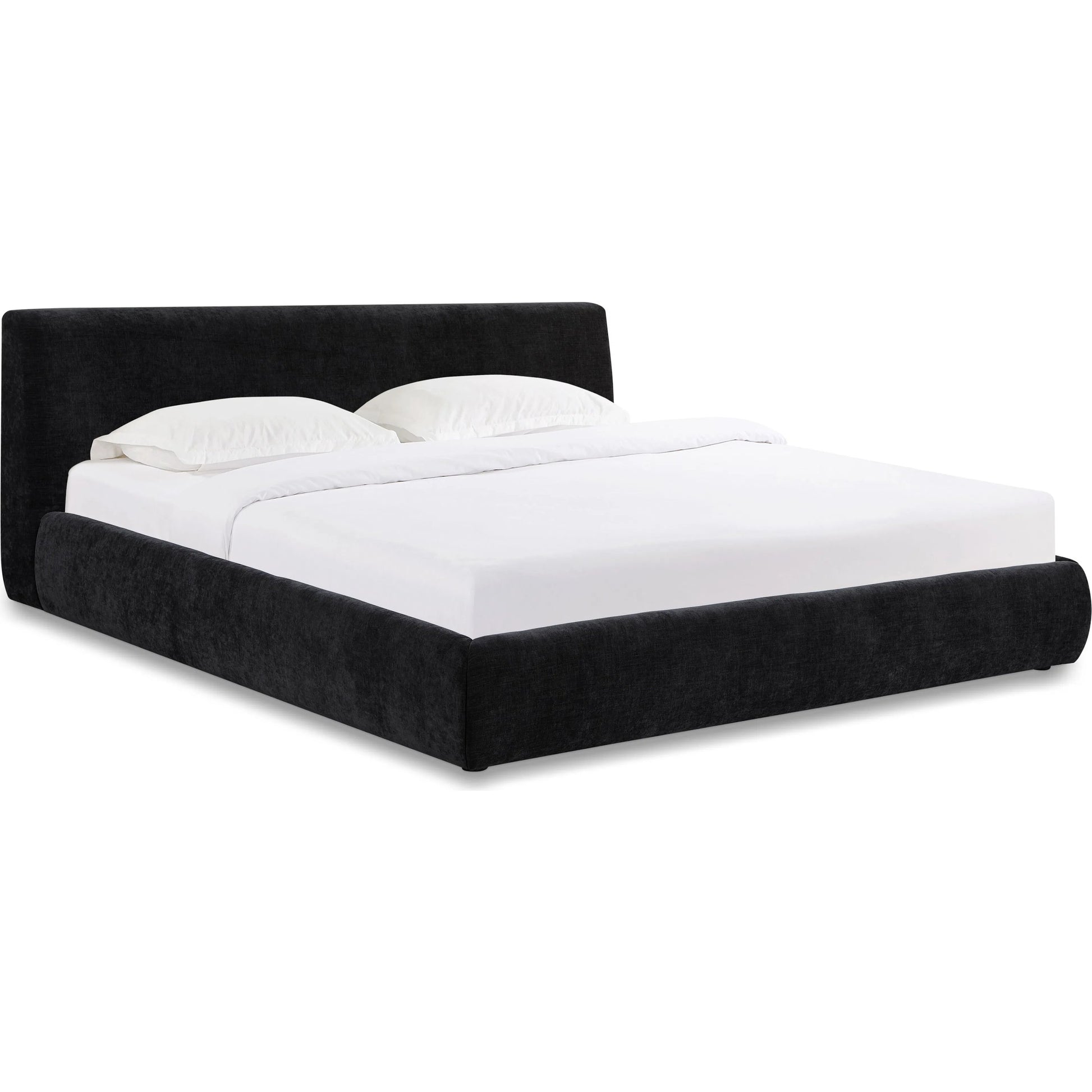 Isla Textured Velvet Bed by TOV Furniture. Made from mdf, velvet in a unique style.