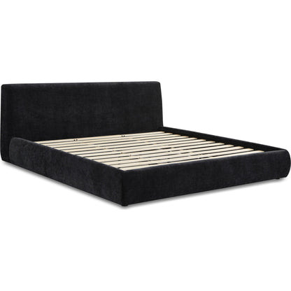 Isla Textured Velvet Bed by TOV Furniture. Made from mdf, velvet in a unique style.
