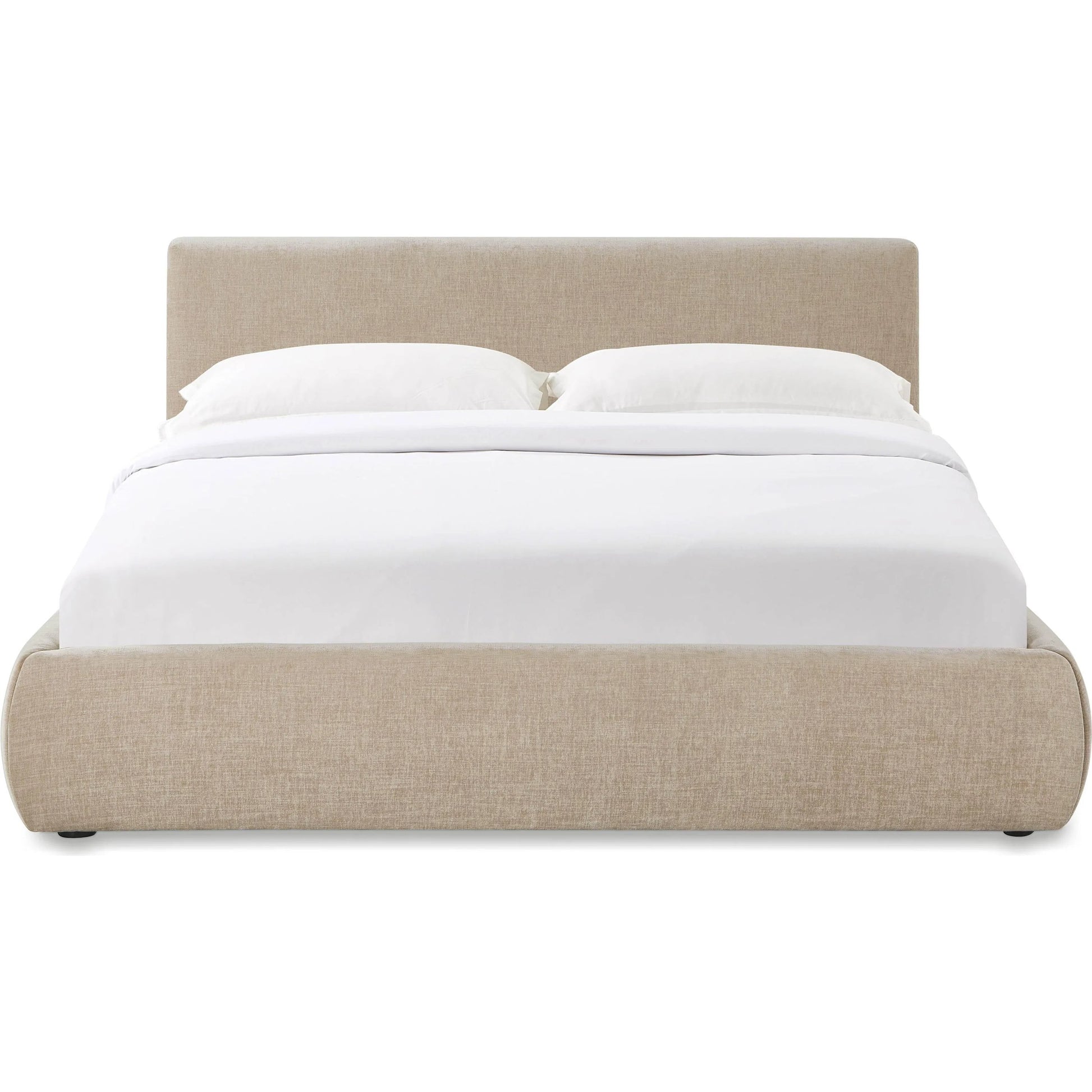 Isla Textured Velvet Bed by TOV Furniture. Made from mdf, velvet in a unique style.