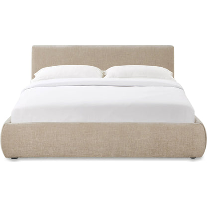 Isla Textured Velvet Bed by TOV Furniture. Made from mdf, velvet in a unique style.