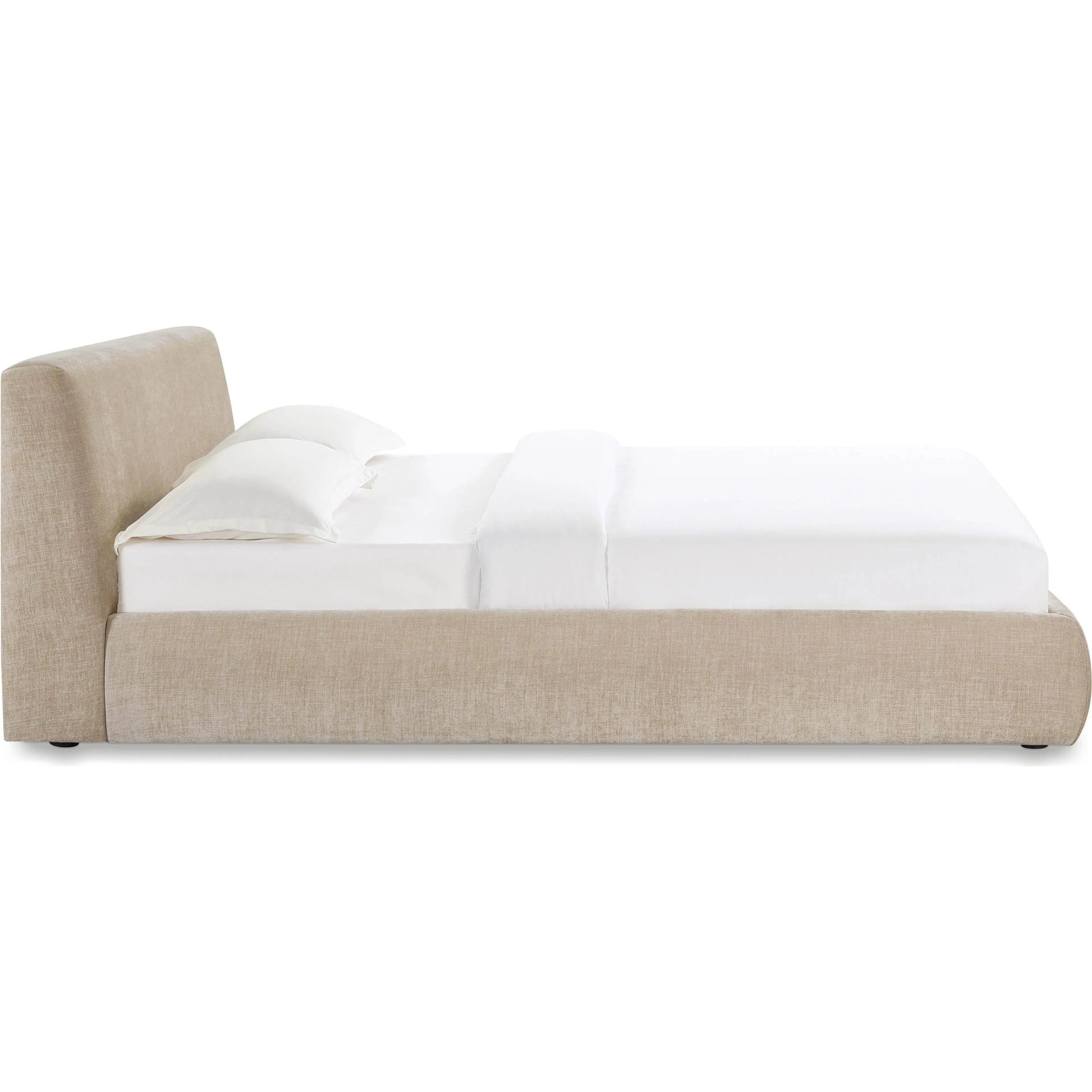 Isla Textured Velvet Bed by TOV Furniture. Made from mdf, velvet in a unique style.