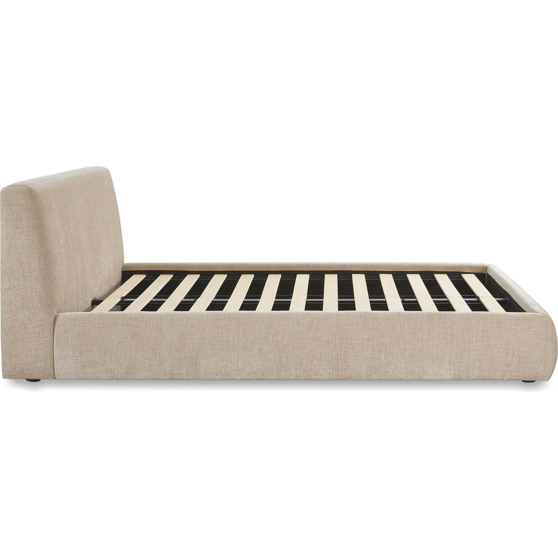 Isla Textured Velvet Bed by TOV Furniture. Made from mdf, velvet in a unique style.