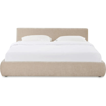 Isla Textured Velvet Bed by TOV Furniture. Made from mdf, velvet in a unique style.