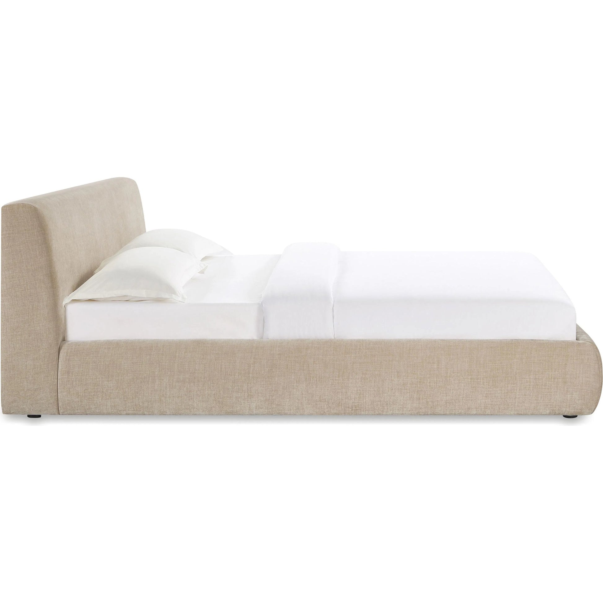 Isla Textured Velvet Bed by TOV Furniture. Made from mdf, velvet in a unique style.