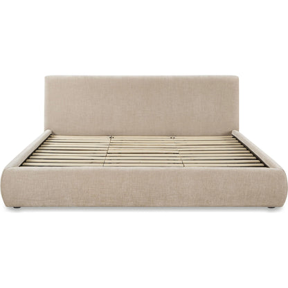 Isla Textured Velvet Bed by TOV Furniture. Made from mdf, velvet in a unique style.