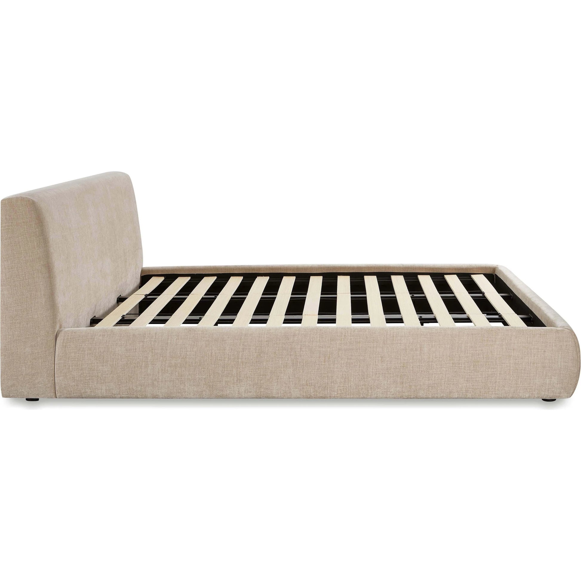 Isla Textured Velvet Bed by TOV Furniture. Made from mdf, velvet in a unique style.