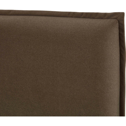 Mel Faux Mohair Bed by TOV Furniture. Made from faux mohair, mdf in a unique style.