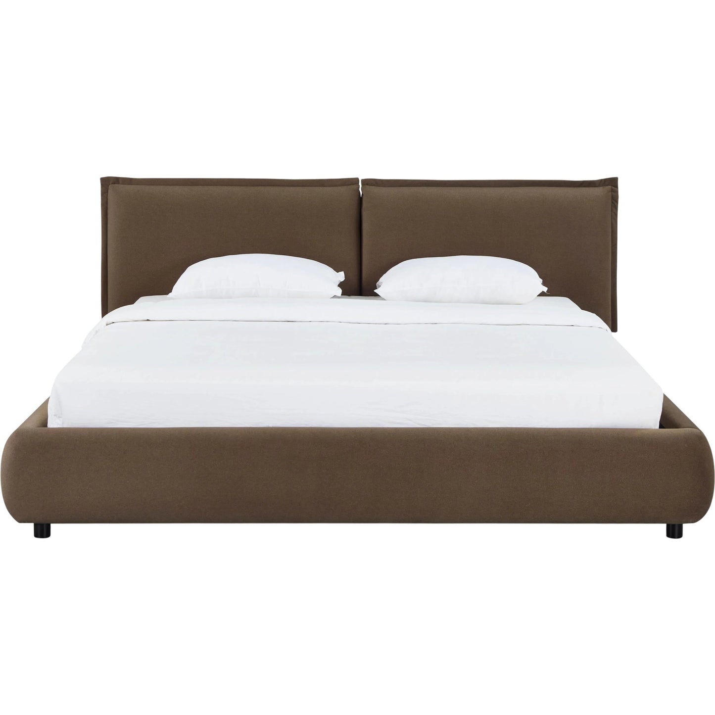 002 SI-2454334 | Primary Silo | Mel Faux Mohair Bed by TOV Furniture. Made from faux mohair, mdf in a unique style.