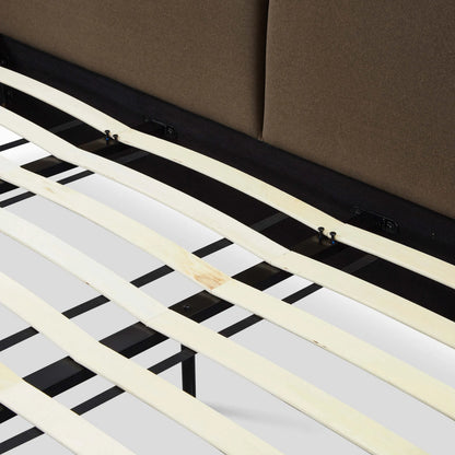 Mel Faux Mohair Bed by TOV Furniture. Made from faux mohair, mdf in a unique style.