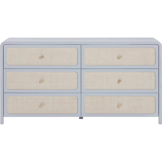 Patty Rattan 6 Drawer Dresser by TOV Furniture. Made from unique in a transitional style.