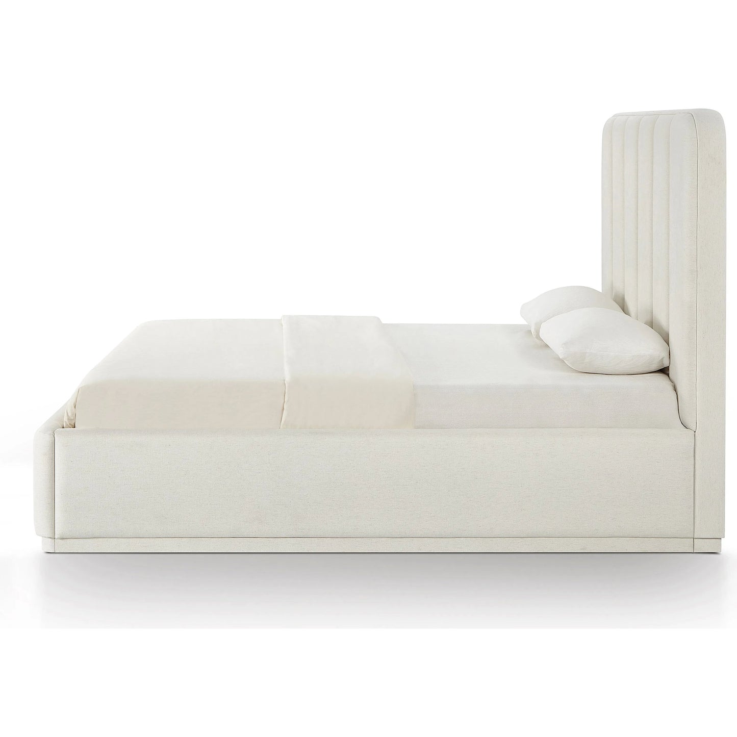 013 SI-2535629 | Additional Silo | Parker Bed by TOV Furniture. Made from chenille, mdf in a unique style.