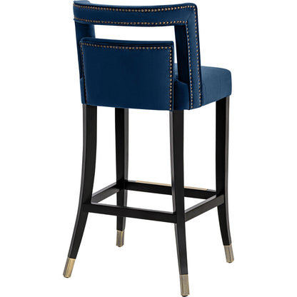 Hart Velvet Counter Stool by TOV Furniture. Made from velvet, birch in a transitional style.