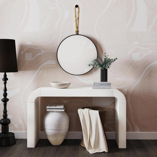 Jenna Table Vase by TOV Furniture. Made from concrete in a modern style.