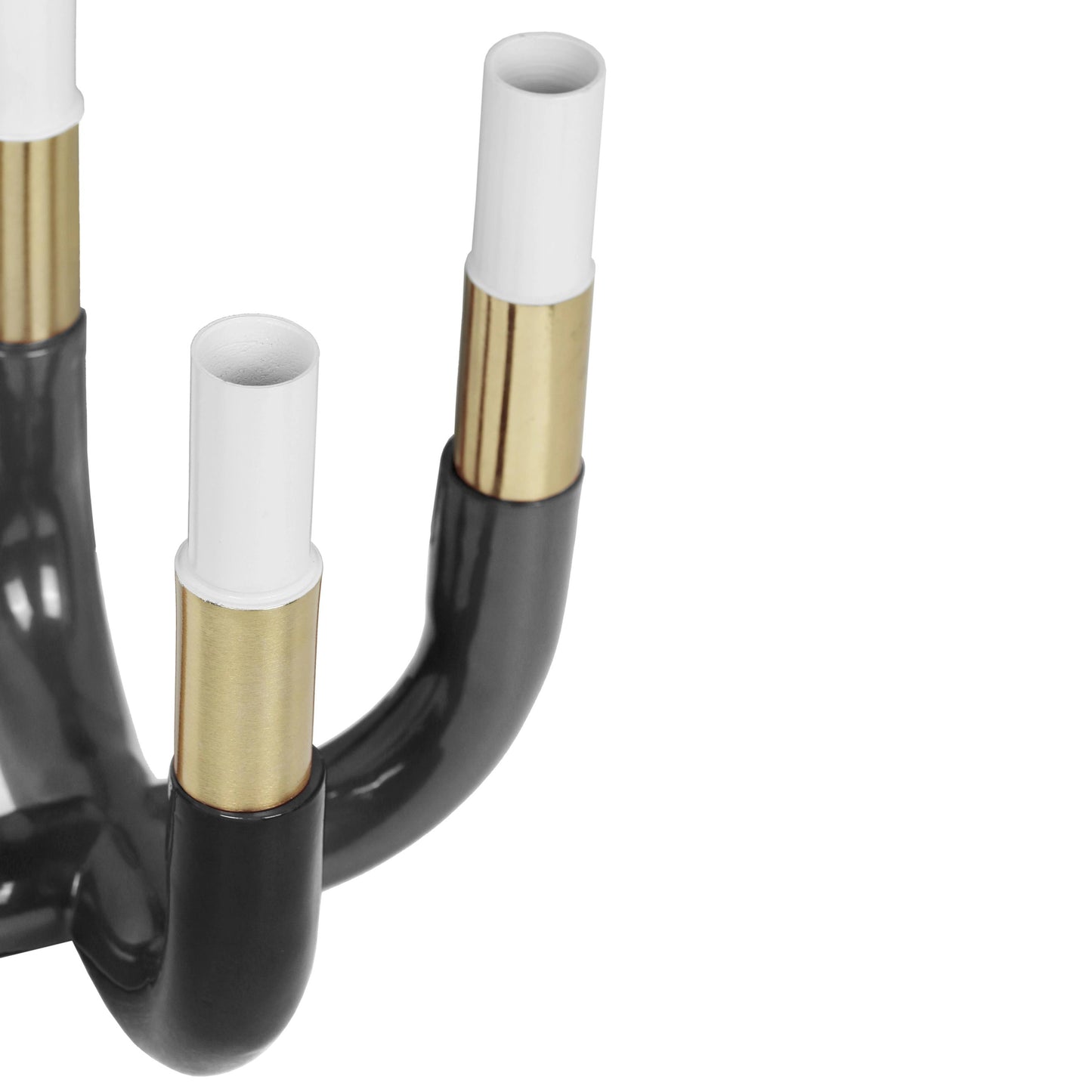 003 SI-2107419 | Closeup | Kaonashi Candelabra by TOV Furniture. Made from aluminum, iron in a transitional style.
