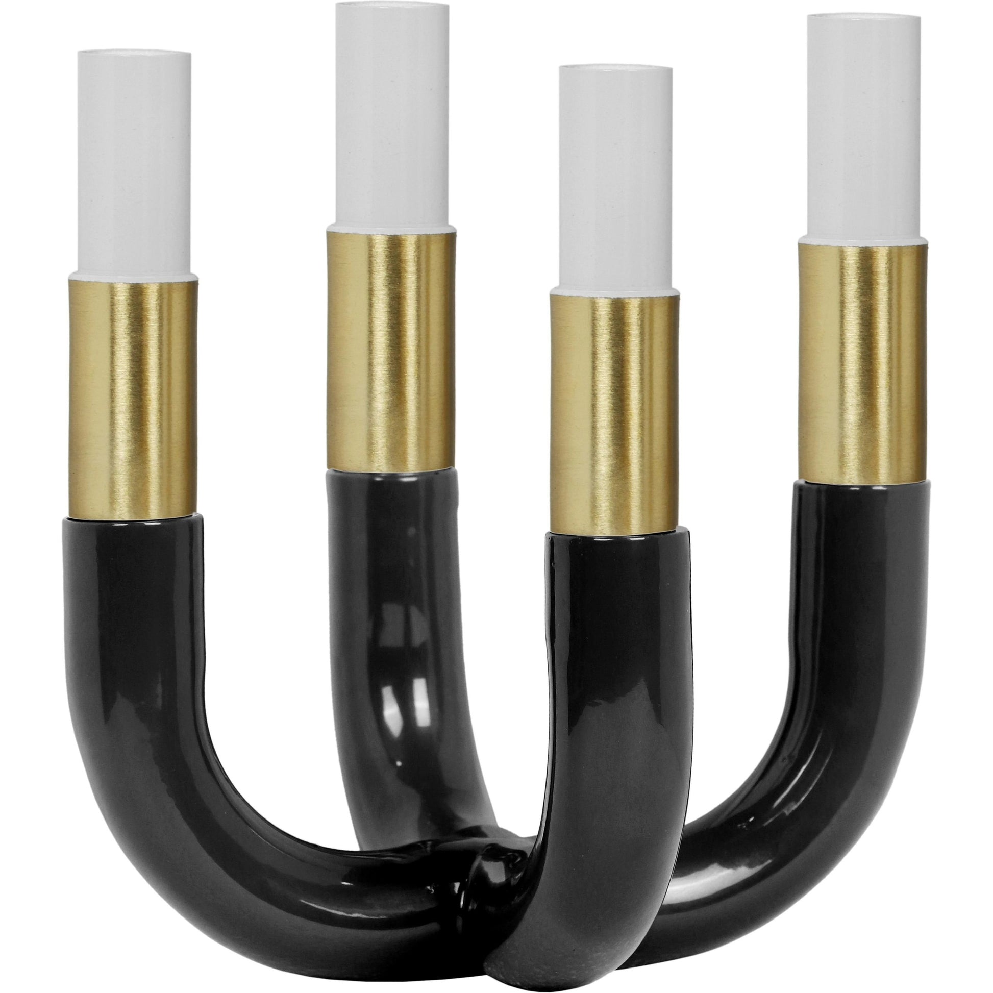 Kaonashi Candelabra by TOV Furniture. Made from aluminum, iron in a transitional style.