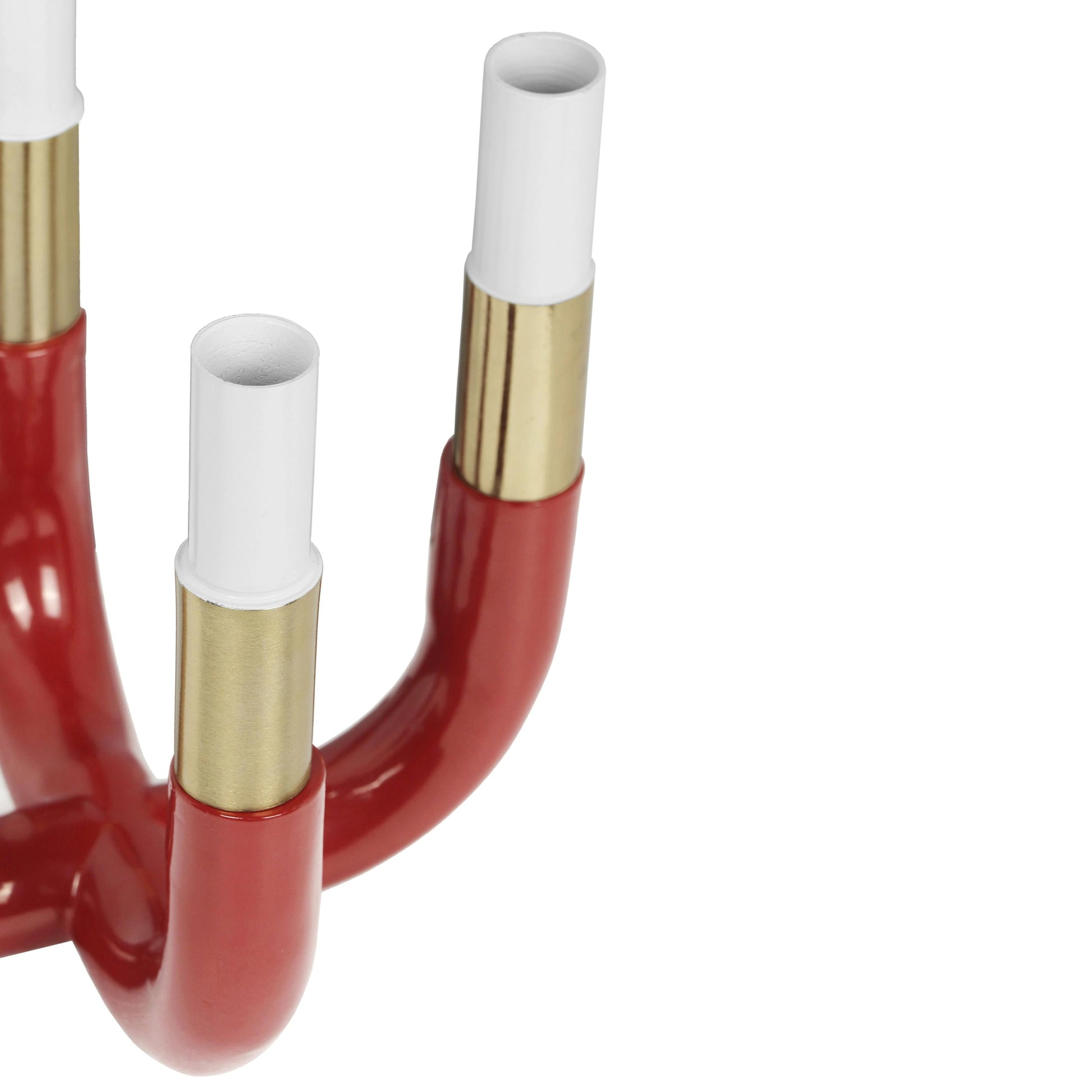 Kaonashi Candelabra by TOV Furniture. Made from aluminum, iron in a transitional style.