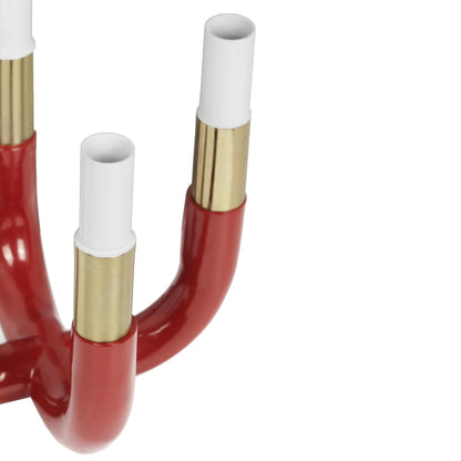 Kaonashi Candelabra by TOV Furniture. Made from aluminum, iron in a transitional style.