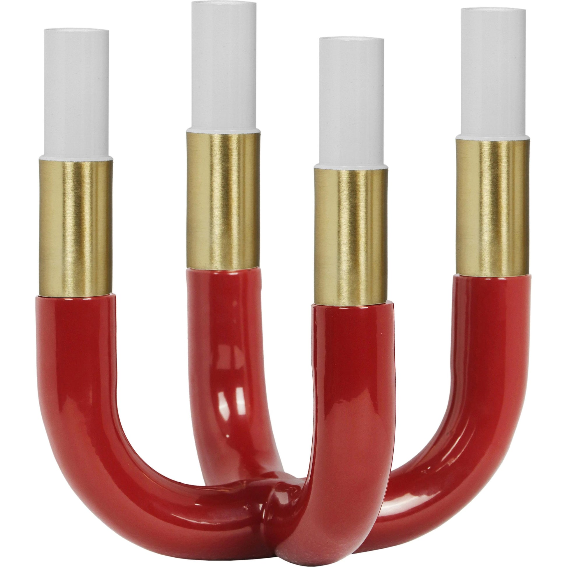 Kaonashi Candelabra by TOV Furniture. Made from aluminum, iron in a transitional style.