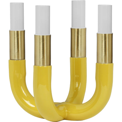 Kaonashi Candelabra by TOV Furniture. Made from aluminum, iron in a transitional style.