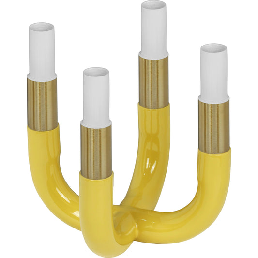 Kaonashi Candelabra by TOV Furniture. Made from aluminum, iron in a transitional style.