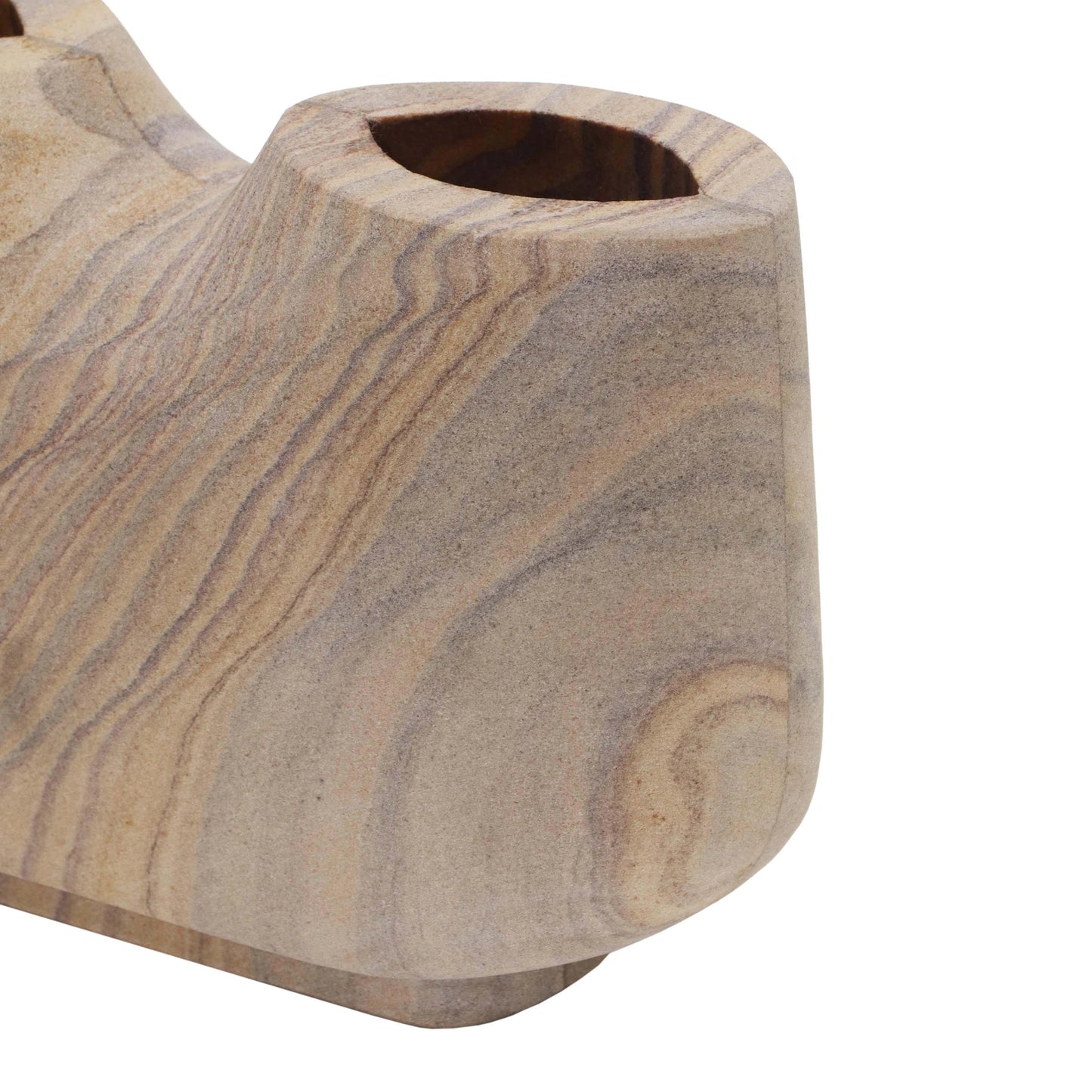 003 SI-2107515 | Additional Silo | Saava Rainbow Stone Vase by TOV Furniture in natural. Made from stone in a modern style.