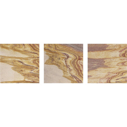 Saava Rainbow Stone Vase by TOV Furniture in natural. Made from stone in a modern style.
