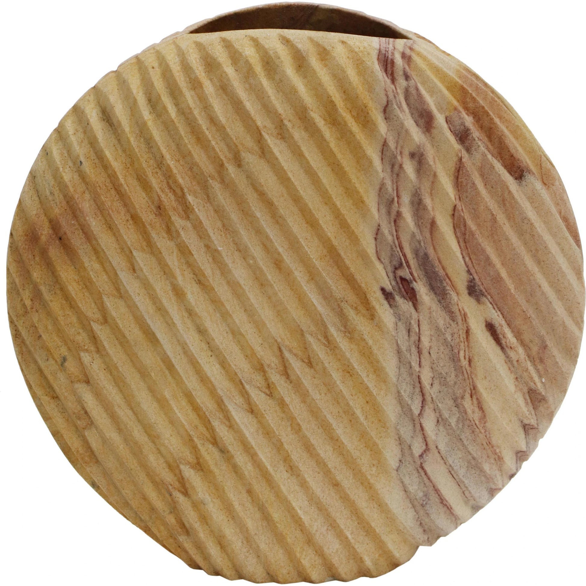 Saava Shell Stone Vase by TOV Furniture in natural. Made from stone in a cottage & farmhouse style.