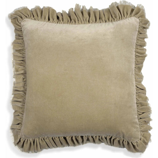 Alessia Distressed Velvet Pillow by TOV Furniture. Made from cotton in a unique style.