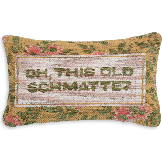 Oh, This Old Schmatte Jacquard Cotton Pillow by TOV Furniture in multi. Made from cotton in a unique style.
