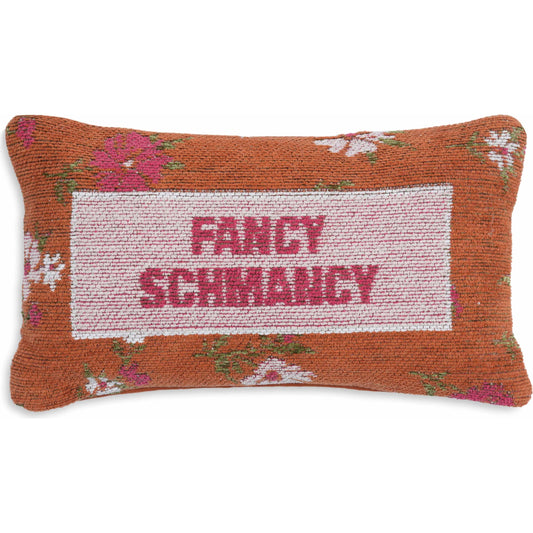 Fancy Schmancy Jacquard Cotton Pillow by TOV Furniture in multi. Made from cotton in a unique style.