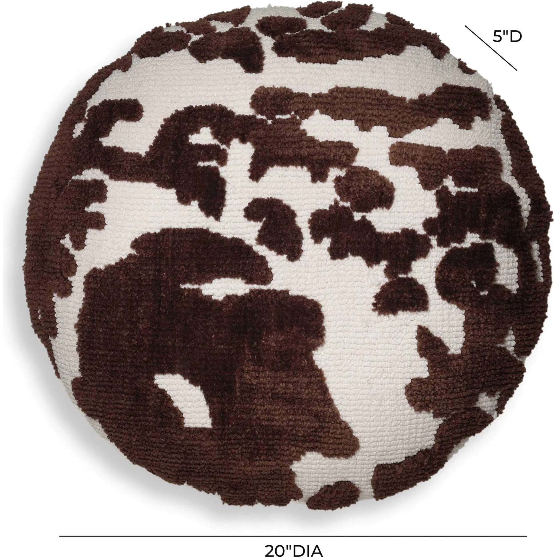 Coast Tufted Round Pillow by TOV Furniture. Made from cotton in a unique style.