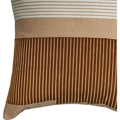 Deco 20" Square Throw Pillow by TOV Furniture. Made from cotton, wool in a unique style.