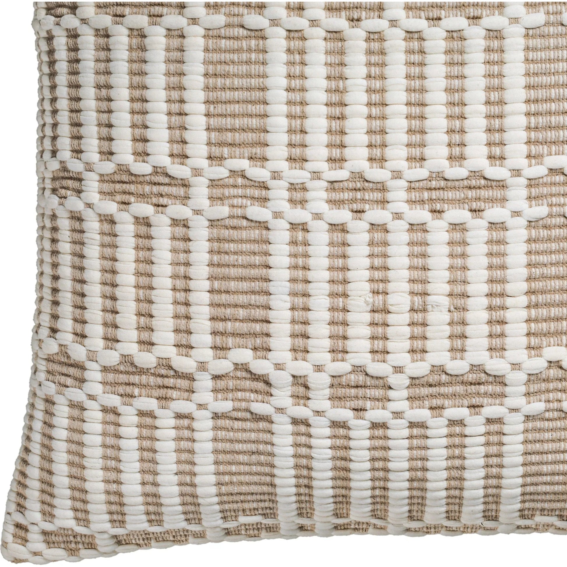 Maresh Square Woven Throw Pillow by TOV Furniture. Made from cotton in a unique style.
