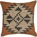 Terra Square Kilim Throw Pillow by TOV Furniture. Made from jute, wool in a unique style.