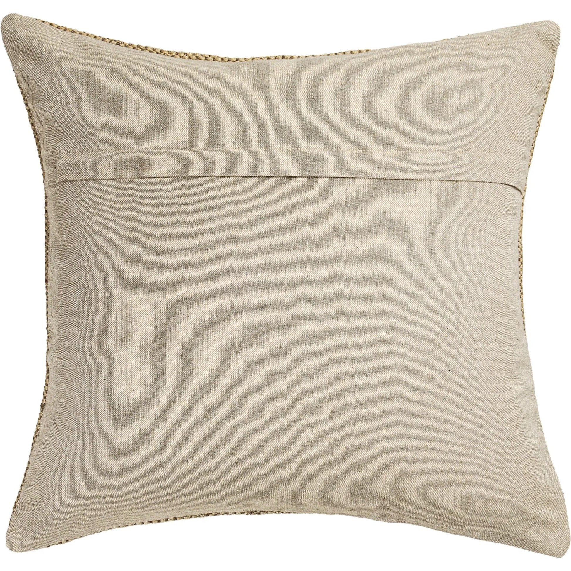 Terra Square Kilim Throw Pillow by TOV Furniture. Made from jute, wool in a unique style.