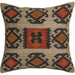 Terra Square Kilim Throw Pillow by TOV Furniture. Made from jute, wool in a unique style.