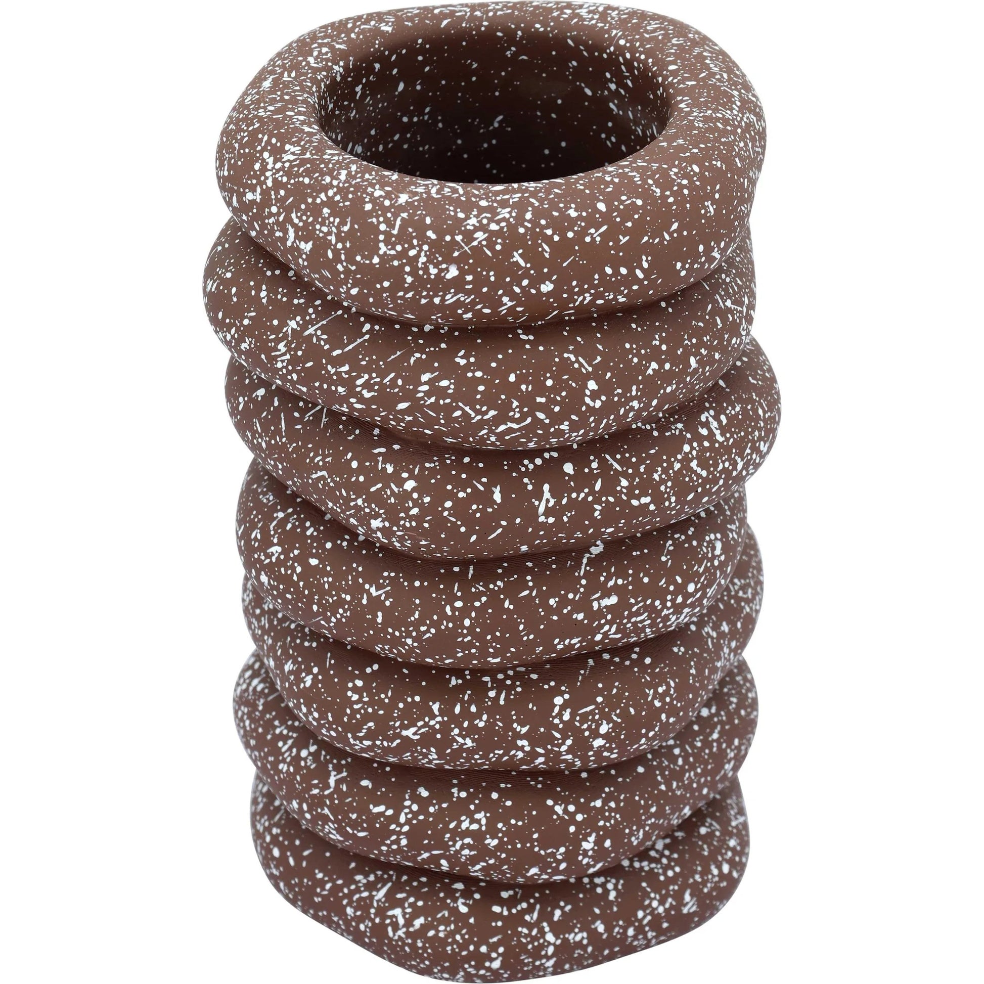 Gabby Speckled Cairn Vase by TOV Furniture. Made from concrete in a unique style.