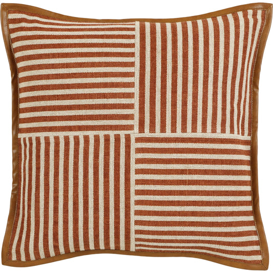 Kora Cotton Jute Designer Throw Pillow by TOV Furniture. Made from fabric in a unique style.