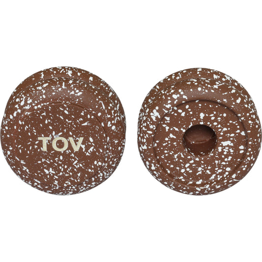 001 SI-2527406 | Primary Silo | Gabby Stacking Candle Holder (Set of 2) by TOV Furniture. Made from concrete in a unique style.