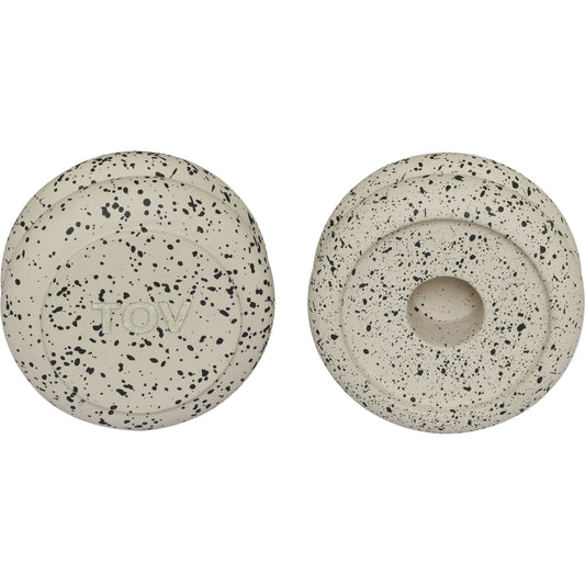 Gabby Stacking Candle Holder (Set of 2) by TOV Furniture. Made from concrete in a unique style.