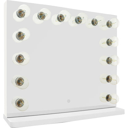 Lola Vanity by TOV Furniture in mirror,silver. Made from mirror in a transitional style.