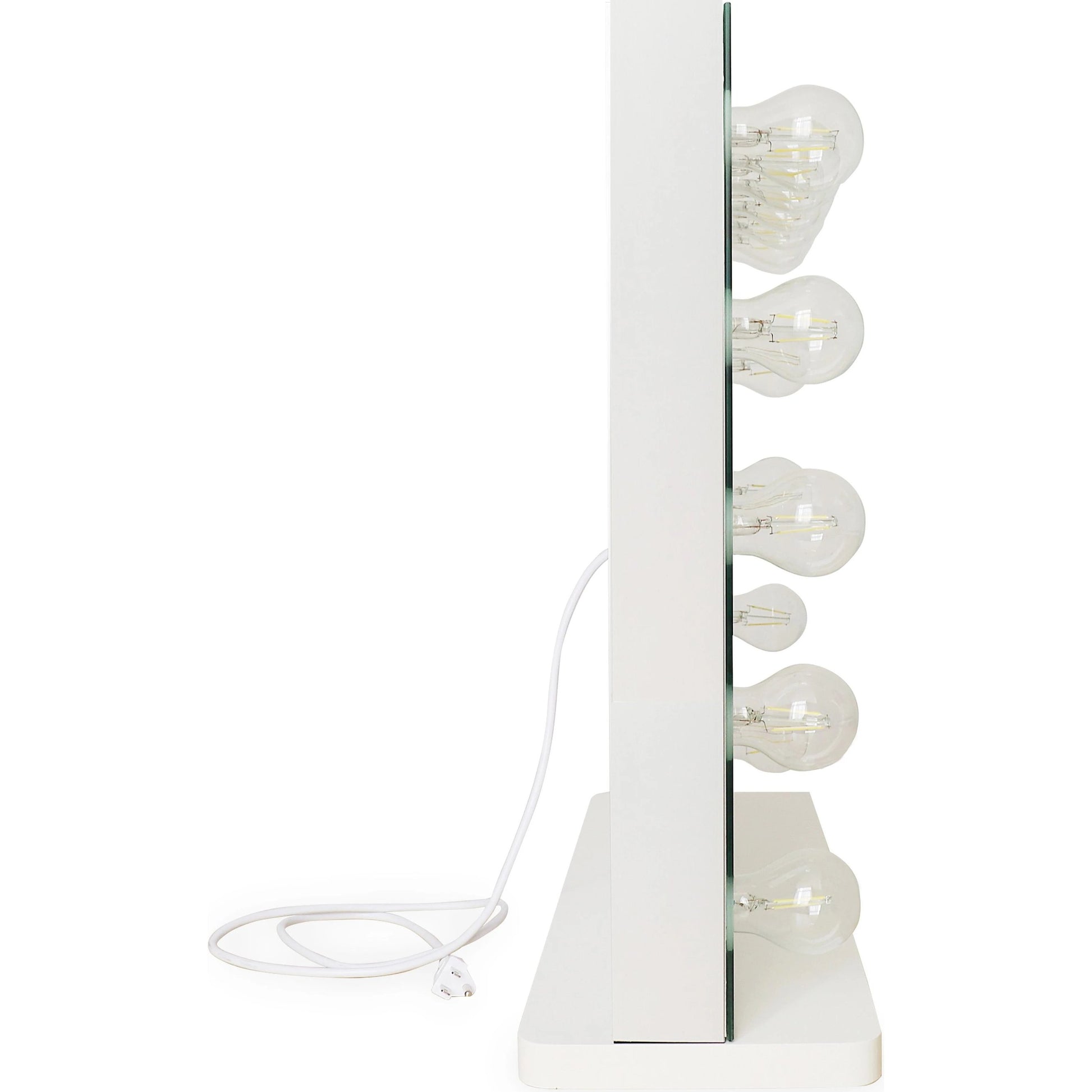 Lola Vanity by TOV Furniture in mirror,silver. Made from mirror in a transitional style.