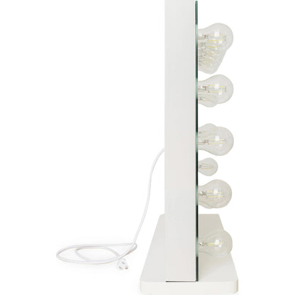 Lola Vanity by TOV Furniture in mirror,silver. Made from mirror in a transitional style.